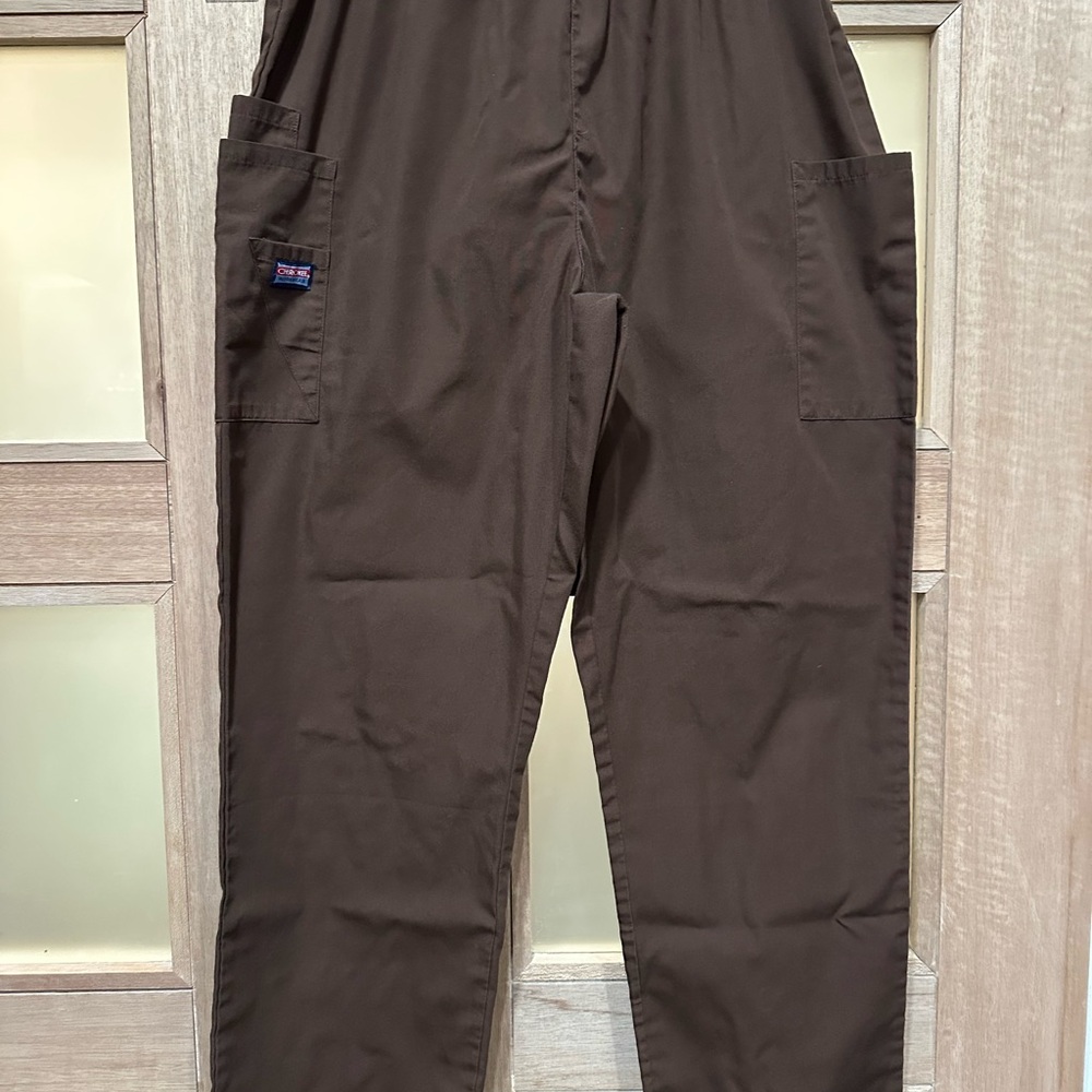 Women Cherokee Brown Scrub Pants
